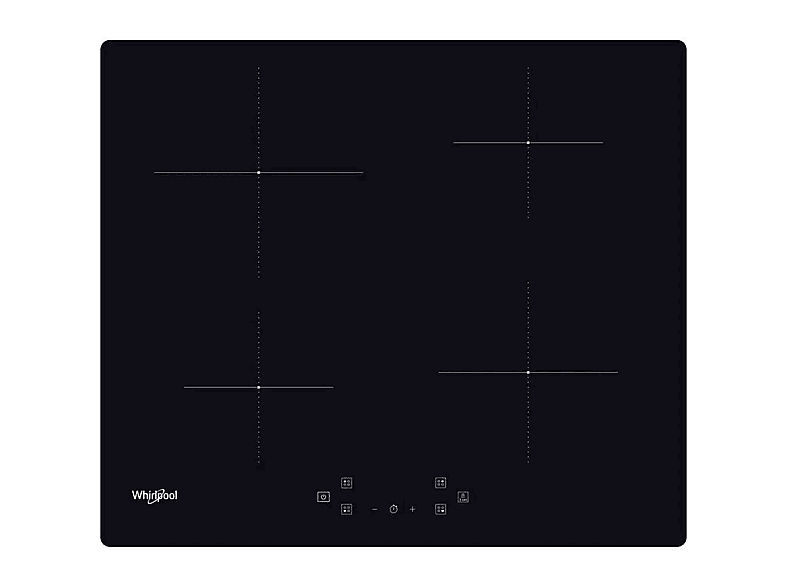 Placa de inducción - Whirlpool WS Q4860 NE, 4 zone(s) zonas, 590 mm, Negro