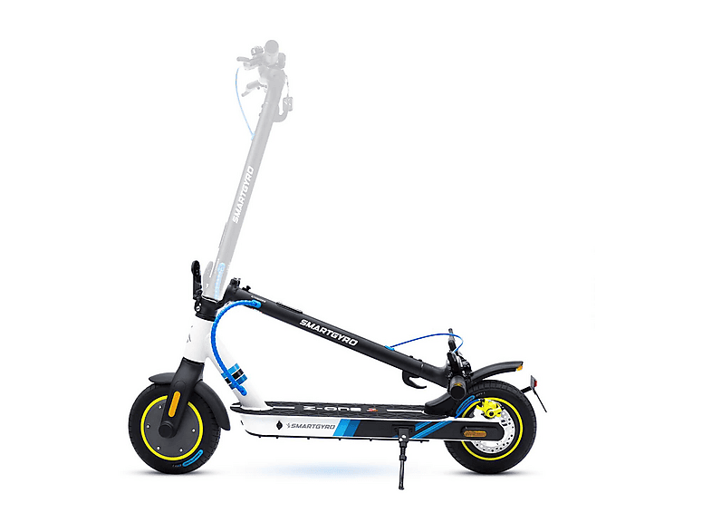 Patinete eléctrico - Smartgyro Z-One Blue C, Homologado DGT, Pot. máx. 400 W, Carga máx. 90 kg, 40 km autonomía, 8000 mAh, Azul