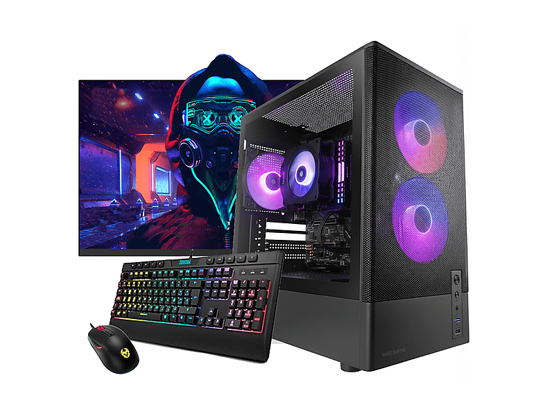 PC Gaming - Neopc NEOMEDI45, AMD Ryzen 7 5700G, 16 GB RAM, 480 GB SSD, Radeon™ RX Vega 8, Windows 11 Pro, Monitor 27 " Full-HD, Blanco