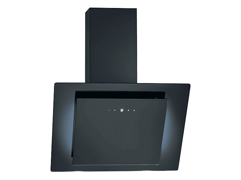 Campana decorativa - Bomann DU 7603 G, 3 velocidades, 607 m³/h, 600 mm, Negro