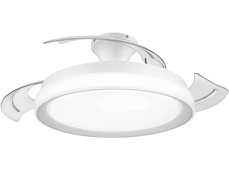 Ventilador de techo - Philips Bliss 2024 DC, 35 W, 6 velocidades, Aspas retráctiles, Blanco
