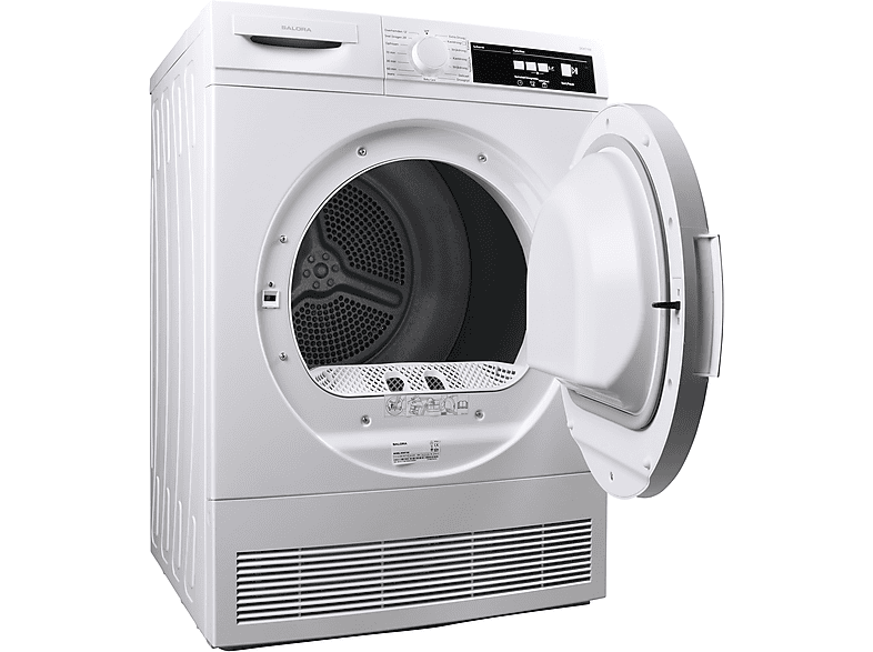 Secadora de condensación - Salora DCH7100, Eléctrico, 7 kg, 15 programas, Blanco