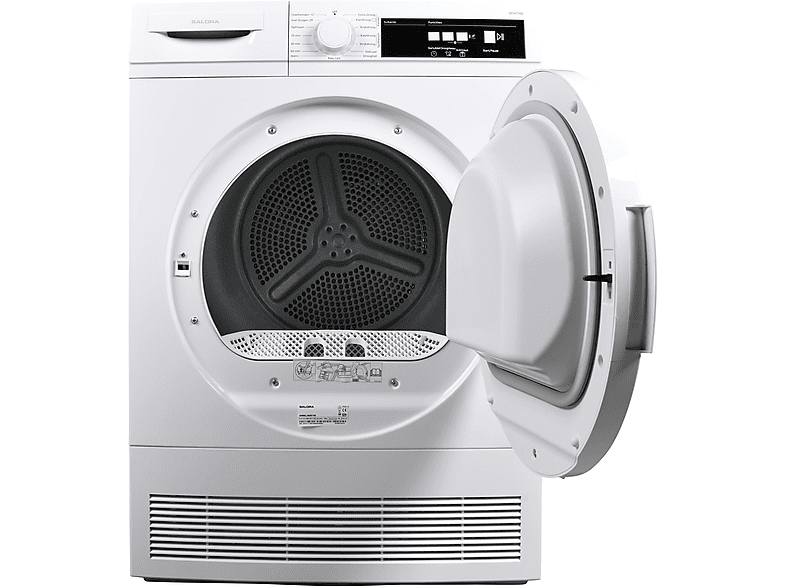 Secadora de condensación - Salora DCH7100, Eléctrico, 7 kg, 15 programas, Blanco