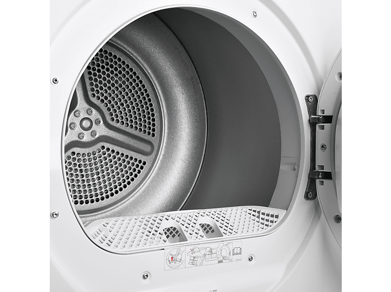 Secadora de condensación - Salora DCH7100, Eléctrico, 7 kg, 15 programas, Blanco
