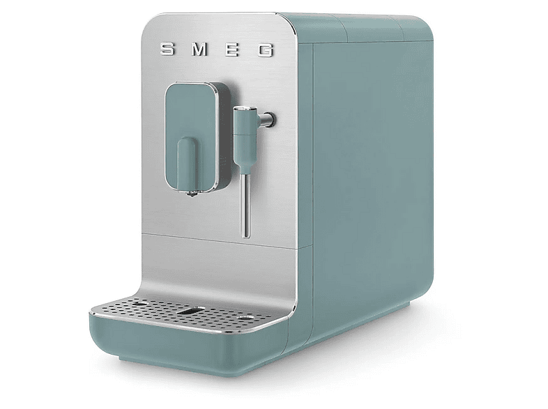 Máquina espresso - Smeg BCC12EGMEU, 19 bar, 1350 W, Verde, Acero inoxidable