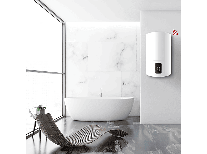 Termo Eléctrico - Ariston LYDOS WIFI 100 V 1.5K EU + INSTAFIX, 100 l, Blanco
