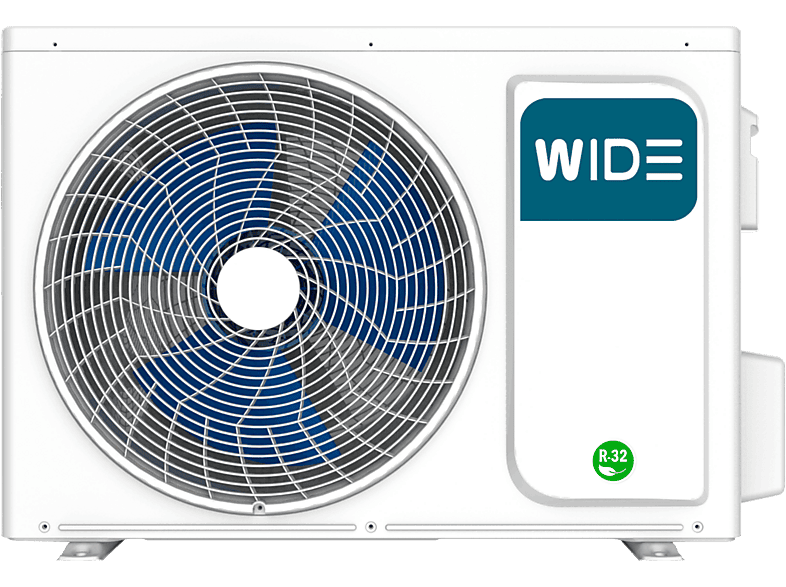 Aire acondicionado Split 1 x 1 - Wide WDS12IUL5ECO-R32, 3010 fg/h, Función Inverter, Blanco