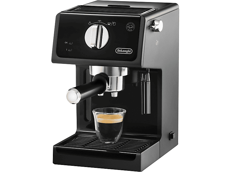 Cafetera express - Delonghi ECP31.21, 15 bar, 1100 W, 2 tazas, Negro