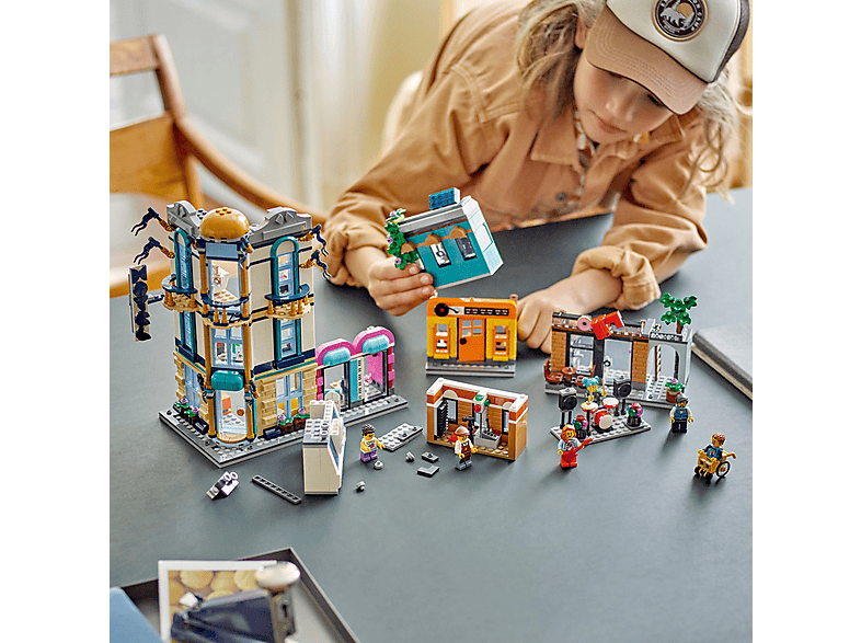 Juego de construcción - LEGO Set de juguetes de construcción LEGO® Creator 31141 Calle Principal (1459 piezas), edad recomendada: 9 año(s)