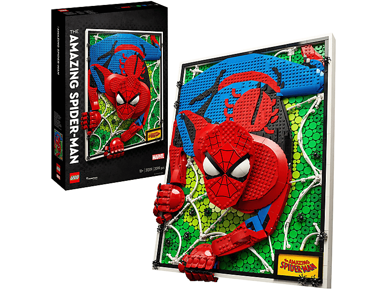 Juego de construcción - LEGO Kit de construcción LEGO® Art 31209 El Increíble Spider-Man (2099 piezas), edad recomendada: 18 año(s)