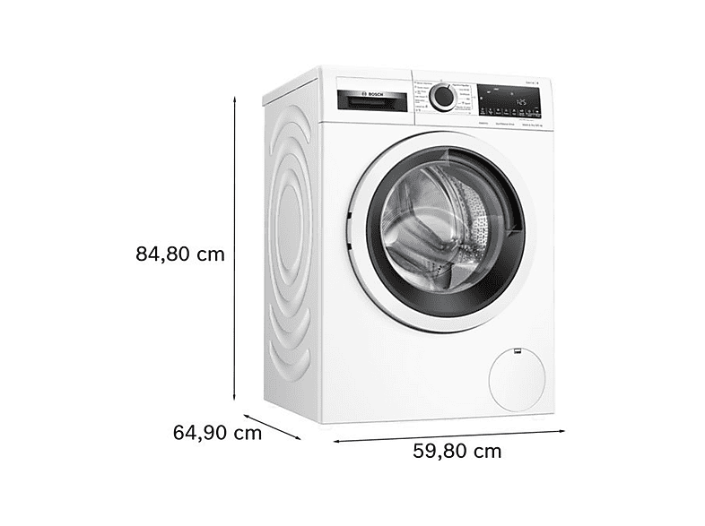 Lavadora secadora - Bosch Serie 4 WNA13401ES, 9 kg + 5 kg, Blanco