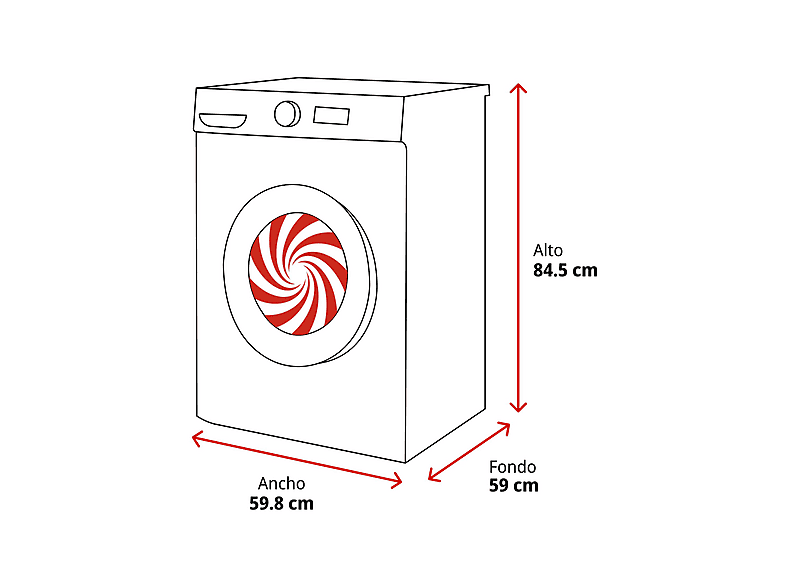 Lavadora carga frontal - Bosch WAN24200EP, 9 kg, 1200 rpm, 11 programas, Blanco