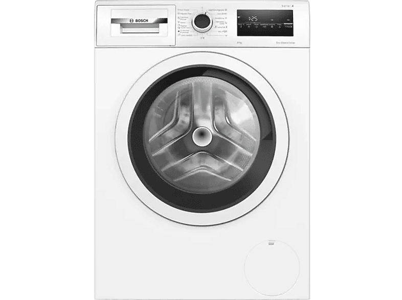 Lavadora carga frontal - Bosch BOSWAN24272ES, 8 kg, Inox