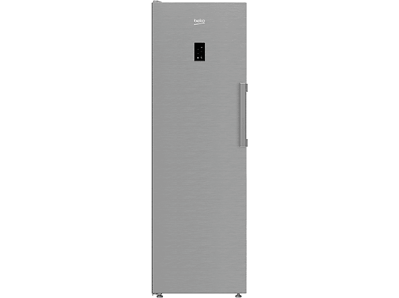 Congelador vertical - Beko BEKB3RMFNE314XB, 286 l, 186,5 cm, Color Inox
