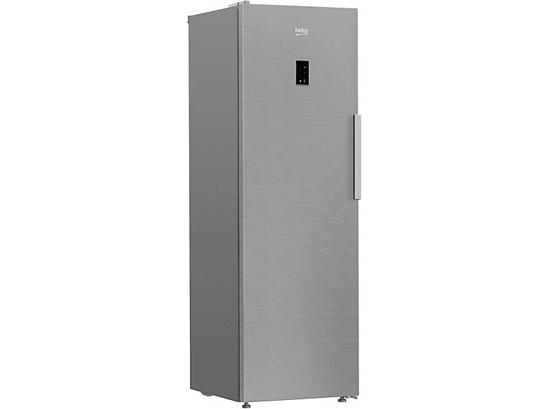 Congelador vertical - Beko BEKB3RMFNE314XB, 286 l, 186,5 cm, Color Inox