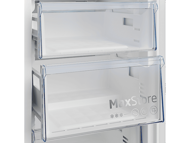 Congelador vertical - Beko BEKB3RMFNE314XB, 286 l, 186,5 cm, Color Inox