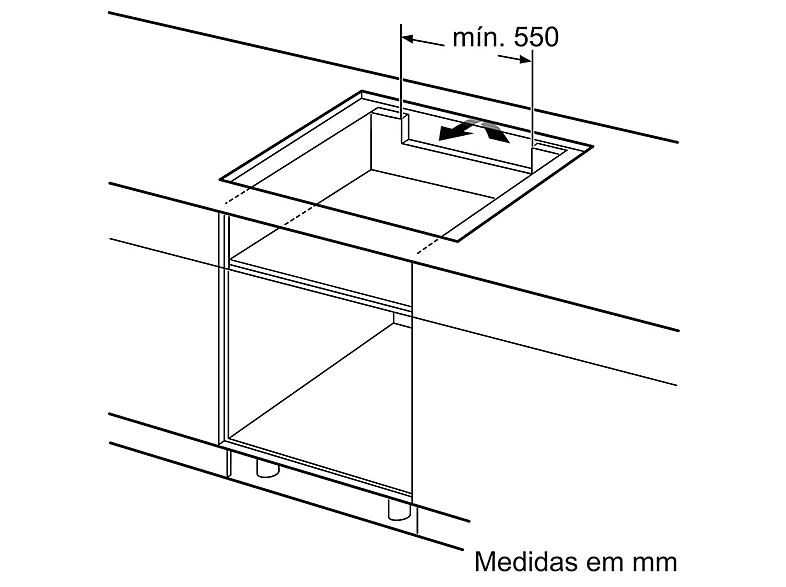 Placa de inducción - Siemens SIEEH631BDB6E, 3 zona(s) zonas, 592 mm, Negro