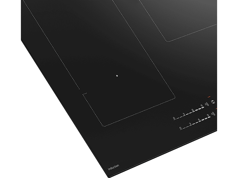 Placa de inducción - Beko BEKHII85770UFT, 5 zonas, 780 mm, Negro