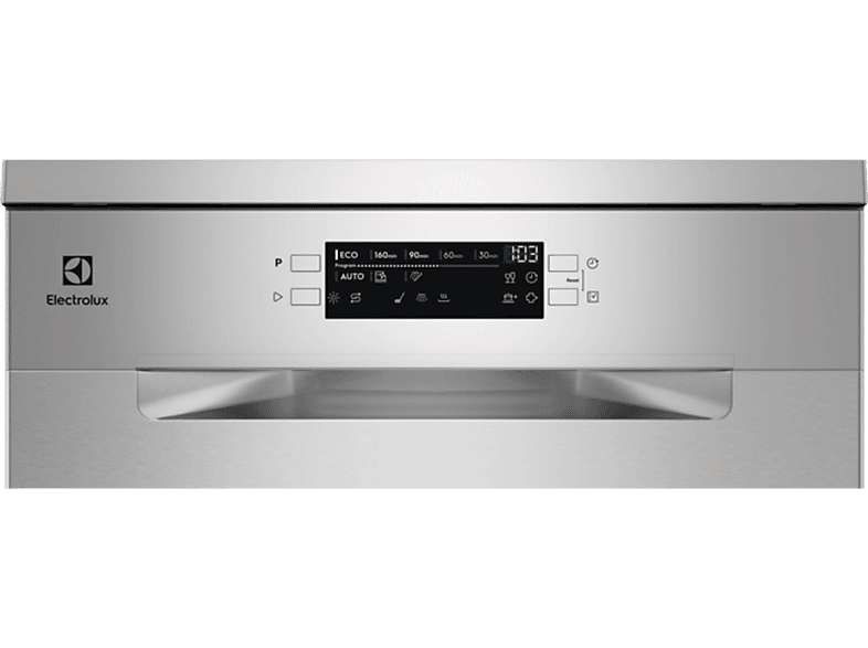 Lavavajillas libre instalación 60 cm - Electrolux 911 514 197, 13 servicios, 8 programas, 598 mm, Inox
