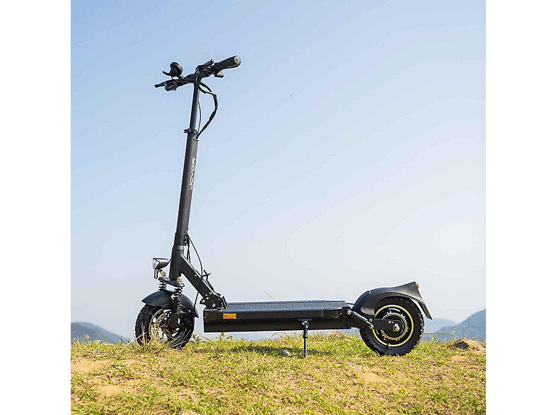 Patinete eléctrico - Joyor Y10 con homologación DGT + Casco, Carga máx. 120 kg, 26 mAh, Negro