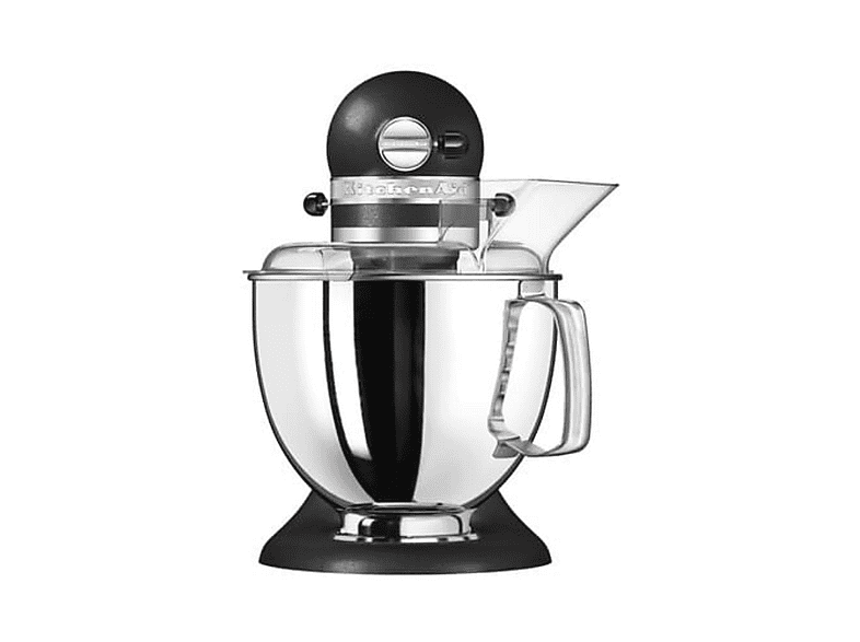 Robot amasador - KitchenAid 5KSM175PSEBK, 300 W, 4,8 l, Negro