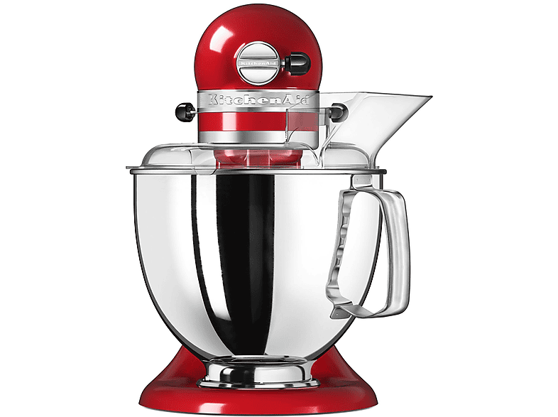 Robot de cocina - KitchenAid 5KSM175PSEER, 300 W, 4,8 l, Rojo