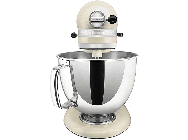 Robot amasador - KitchenAid 5KSM175PSEAC, 300 W, 10 velocidades, Almendra