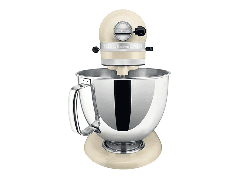 Robot amasador - KitchenAid 5KSM175PSEAC, 300 W, 10 velocidades, Almendra