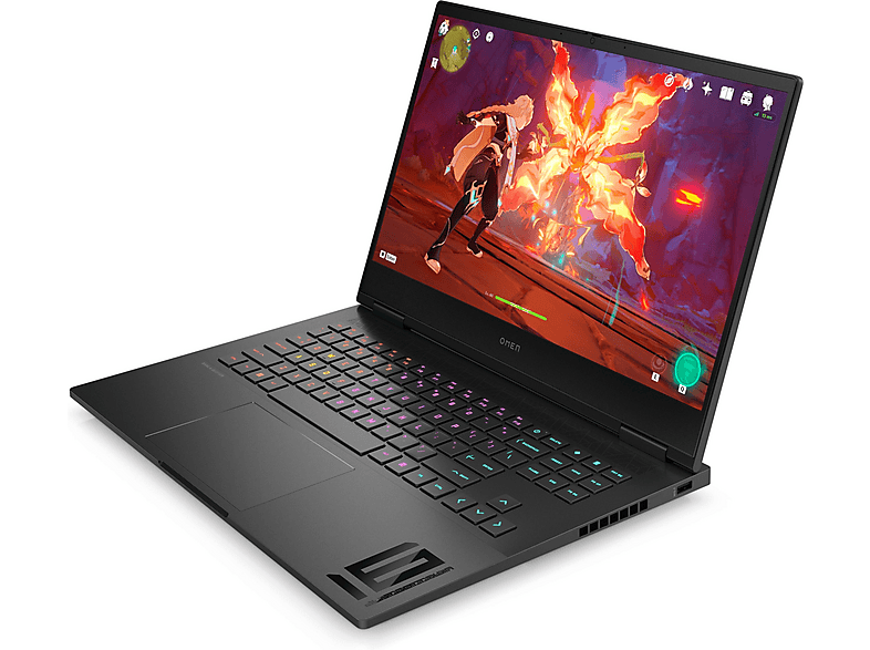 Portátil gaming - HP 16-WF1005NS I7-14700HX32/1/RTX 4070/FREE, 16,1 " QHD, Intel® Core™ i7-14700HX, 32 GB RAM, 1 TB SSD, GeForce RTX™ 4070, Negro
