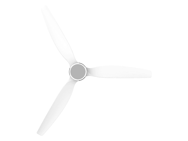 Ventilador de techo con luz - Taurus FRESKO 3B PURE ULTRA SILENCE, 30 W, 6 velocidades, Blanco