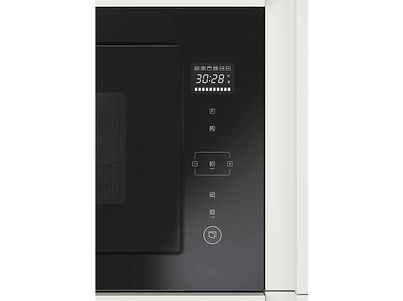 Microondas integrable - Hoover HMBG25/1GDFB, 900 W, 8 potencia, 25 l, Inox