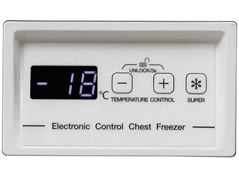 Congelador horizontal - Jocel JCH-255, 255 l, 85 cm, 120 W, Blanco