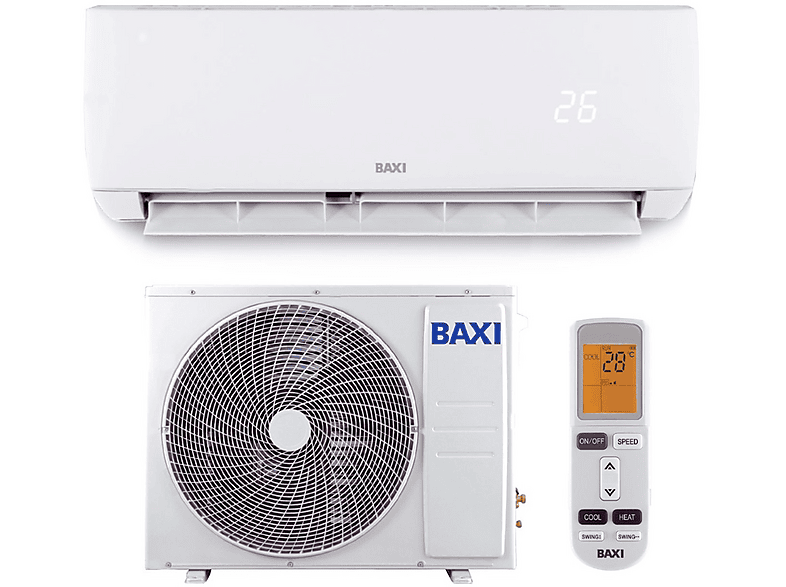 Split 1x1 - Baxi Anori JSG35, Función Inverter, Blanco