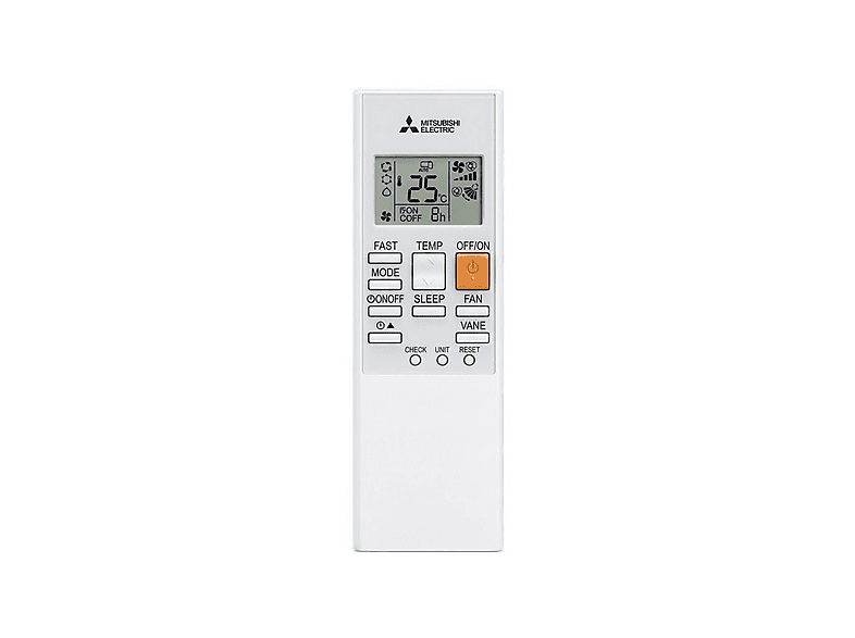 Split 1x1 - Mitsubishi Electric MSZ-HR25VF, 8530 fg/h, Función Inverter, Blanco