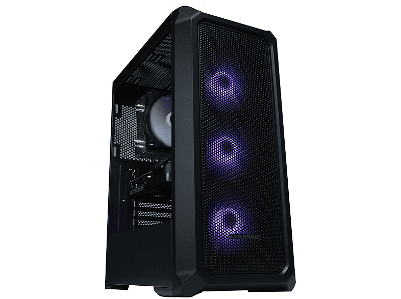 PC Gaming - Epical-Q Flash, AMD Ryzen 7 5700X, 32 GB RAM, 1 TB SSD, GeForce RTX™ 5060, Windows 11 Home, Negro