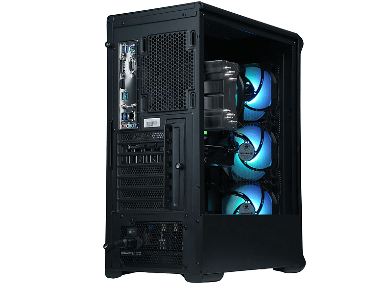 PC Gaming - Epical-Q Flash, AMD Ryzen 7 5700X, 32 GB RAM, 1 TB SSD, GeForce RTX™ 5060, Windows 11 Home, Negro