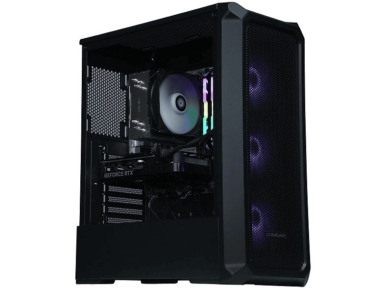 PC Gaming - Epical-Q Flash, AMD Ryzen 7 5700X, 32 GB RAM, 1 TB SSD, GeForce RTX™ 5060, Windows 11 Home, Negro