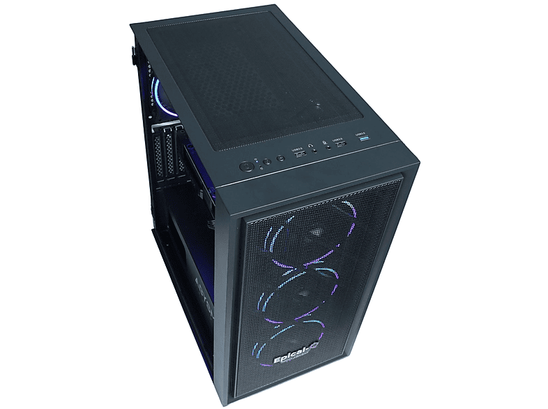 PC Gaming - Epical-Q Berm, Intel Core i7 14700KF, 32 GB RAM, 2 TB SSD, GeForce RTX™ 5060 Ti, Windows 11 Home, Negro