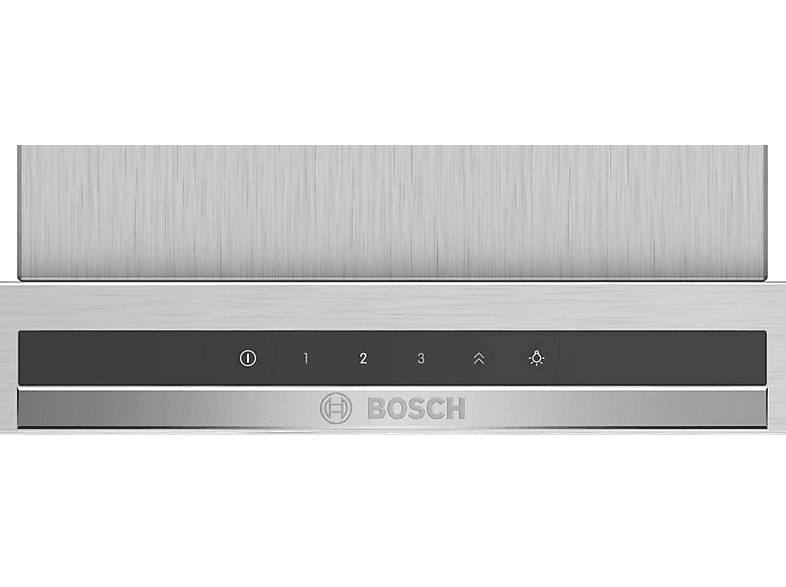 Campana decorativa - Bosch DWB97IM50, Decorativa, 710 m³/h, 3 potencias + intensiva, 90 cm, Inox