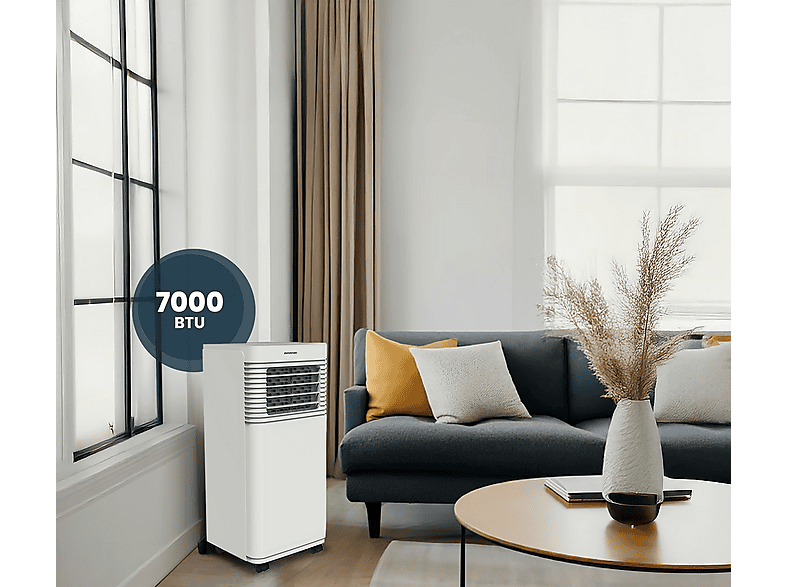 Aire Acondicionado Portatil - Infiniton PACPK17W, 17000 fg/h, 17 m², 56 dB(A), Blanco
