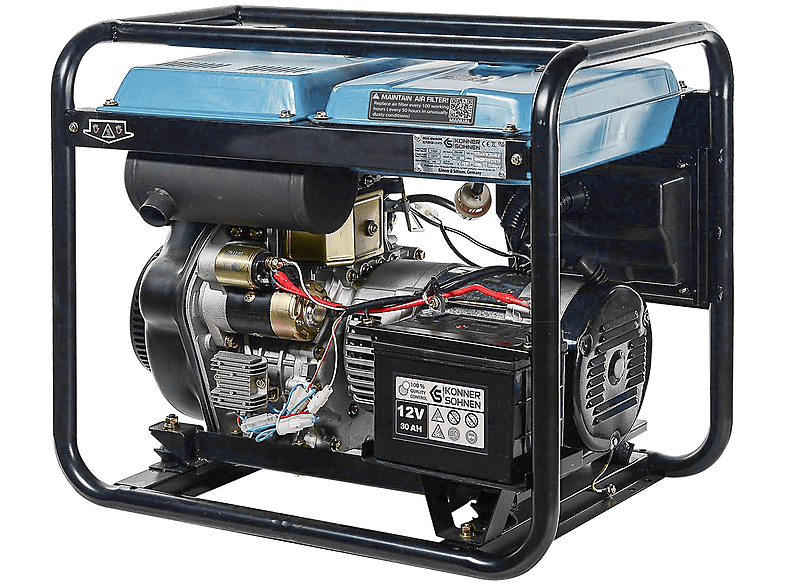 Generador de energía - Könner & Söhnen KS 8100HDE-1/3 ATSR