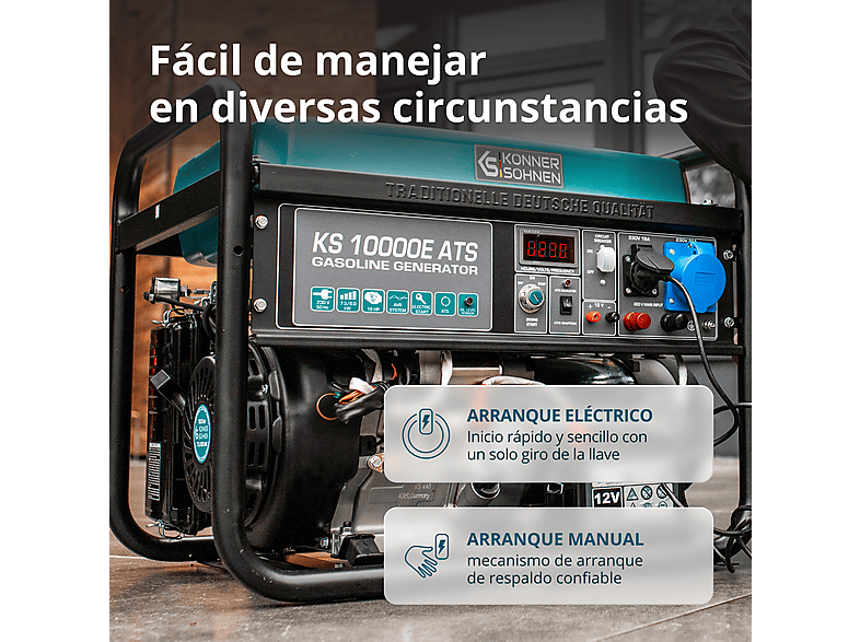 Generador de energía - Könner & Söhnen KS 10000E ATS