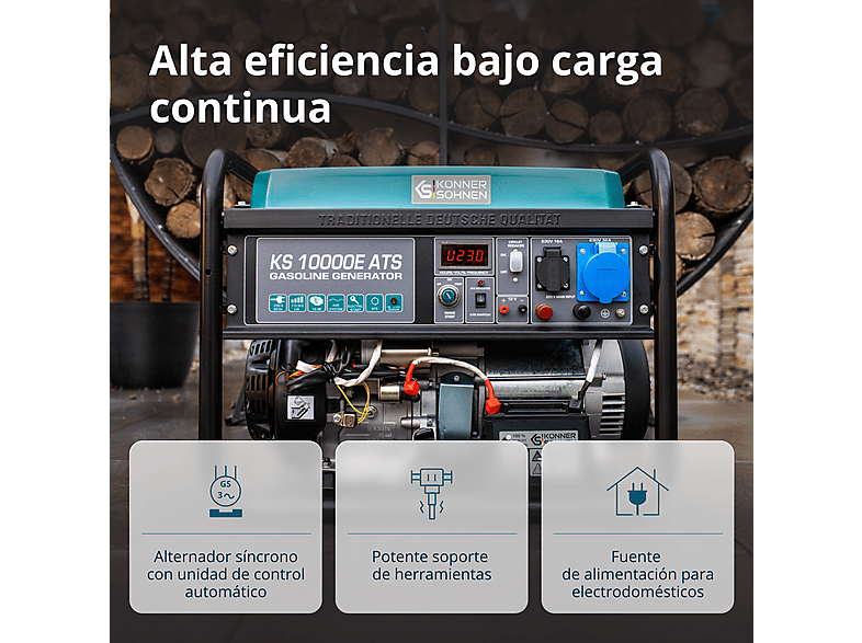 Generador de energía - Könner & Söhnen KS 10000E ATS