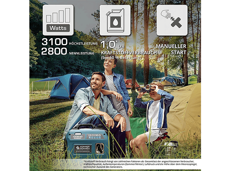 Generador de energía - Könner & Söhnen KS 3100i S