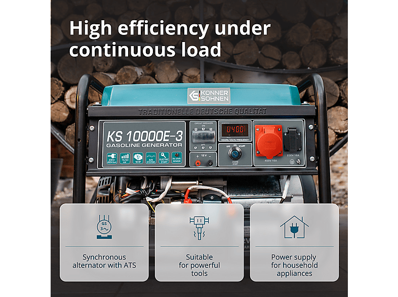 Generador de energía - Könner & Söhnen KS 10000E-3
