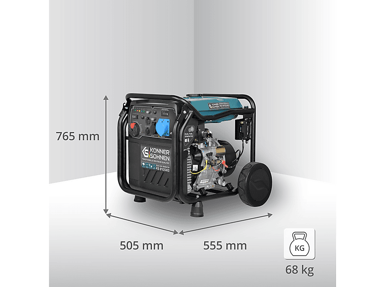Generador de energía - Könner & Söhnen KS 8100iEG