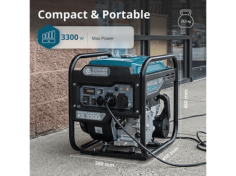 Generador de energía - Könner & Söhnen KS 3300i