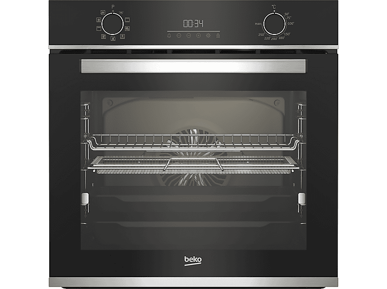 Horno multifunción - Beko BBIMA13300XS, Integrable, 72 l, 567 mm, Inox