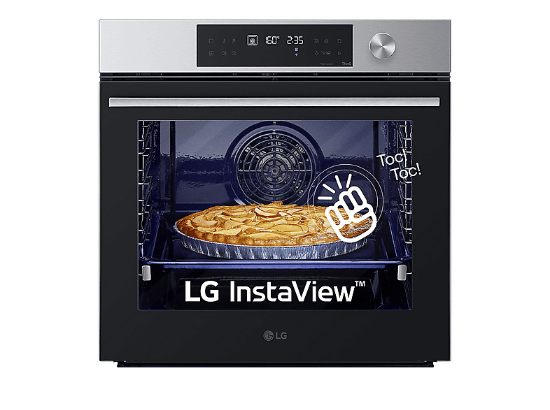 Horno multifunción - LG WSED7612S.BSTQEUR, Pirolítico, 76 l, 59,2 cm, Inox