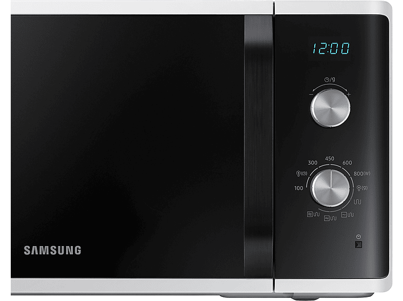 Microondas libre instalación - Samsung MG23K3614AW/EG, 800 W, 23 l, Blanco